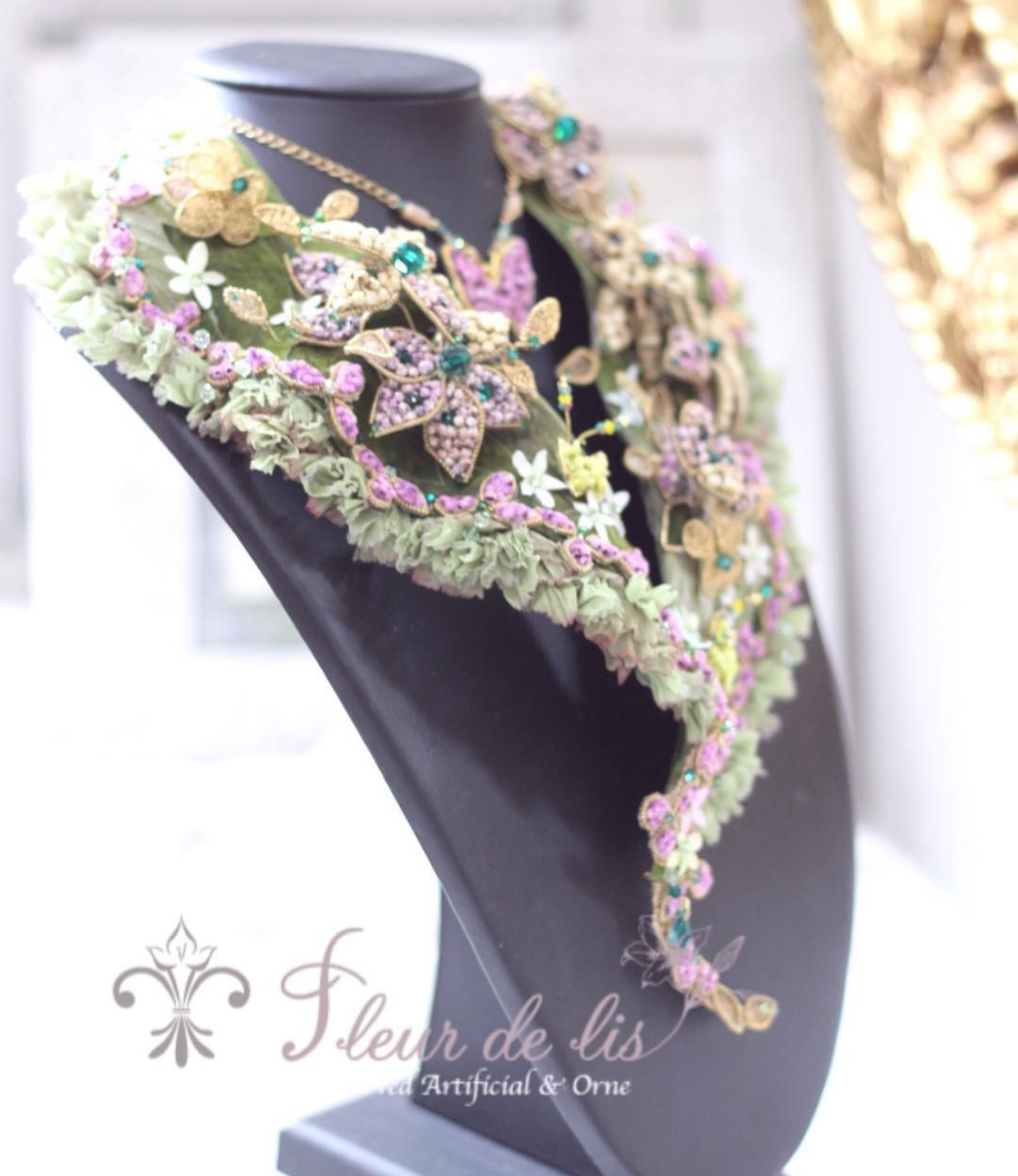 フラワードリーム プリザーブドフラワーコンテスト アクセサリー部門 入選 タイトル Flower Garden